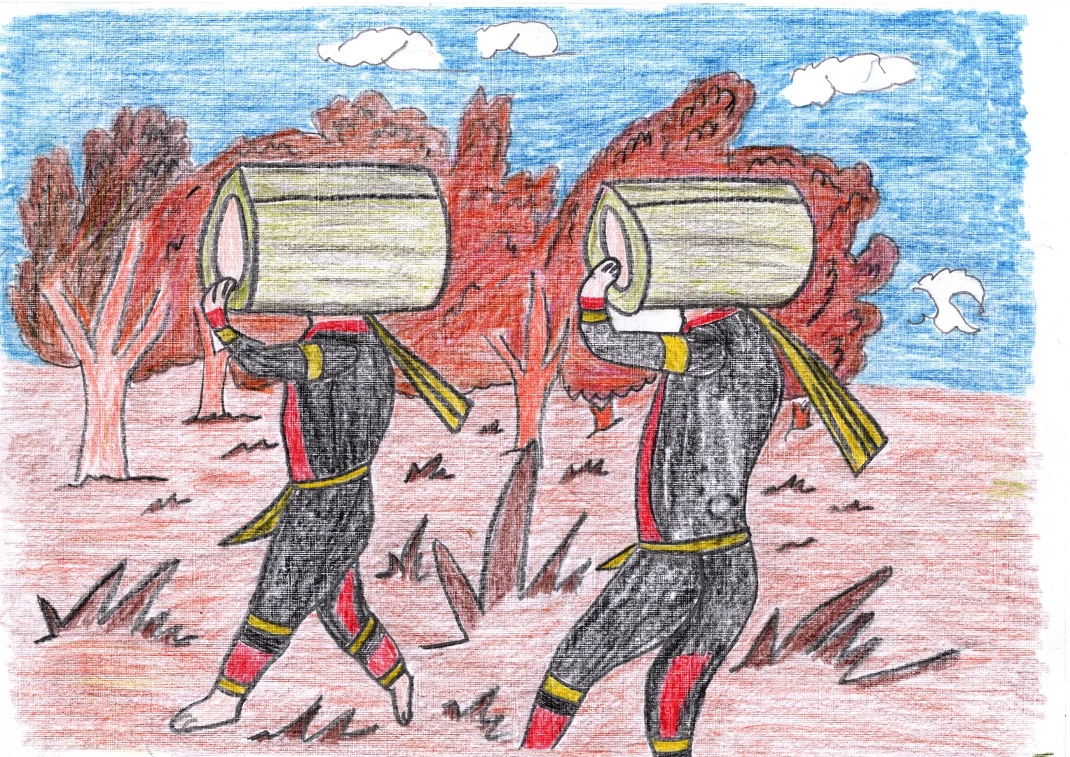 Desenho de Reginaldo Xàj